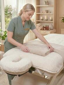 31.2"X 72" Massage Mattress Set, Includes Massage Pad Cover And Pillowcase, Natural Material, Super Soft, Hypoallergenic - Multicolor - View 1