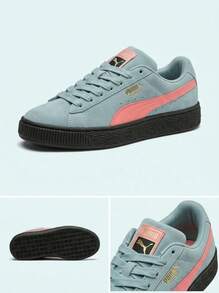 Puma PALERMO Teen Sneakers Comfortable Versatile Stylish Shopping Daily Weekend Pink 396577-30 - Blue - View 5