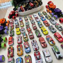 5/10/25pcs Alloy Die-Cast Toy Cars, Random Colors And Patterns, - Random Style Color - View 1