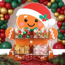Christmas Tree Wooden Candy Display Stand Party Tabletop Atmosphere Decor Dessert Station Wooden Candy Rack Ornament - Multicolor - View 1