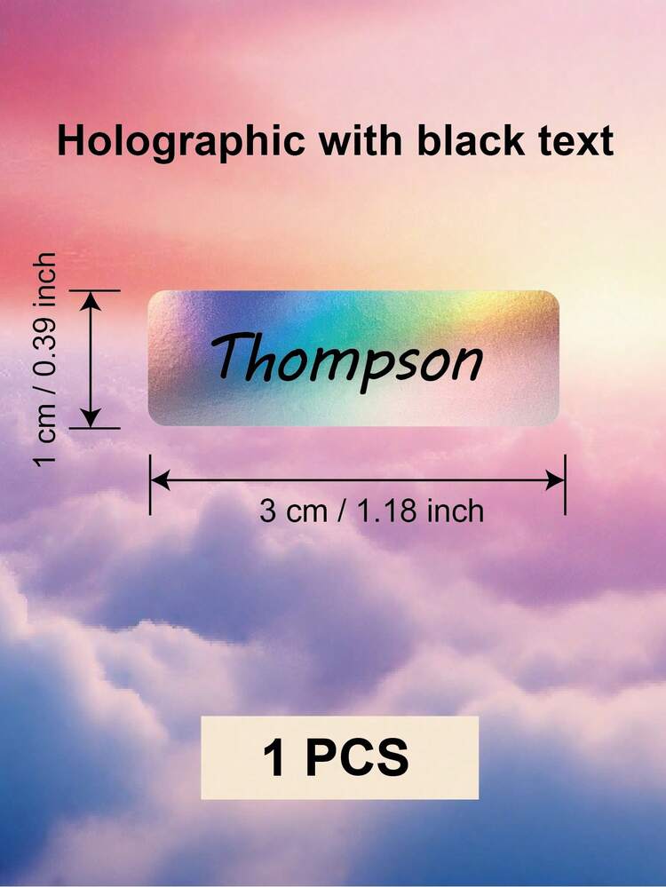 1*3cm 姓名貼紙 | 客製化文字貼紙 | 防水姓名標籤 | 防水標籤 | 姓名貼紙 | 水壺標籤 | 姓名標籤 | 防水乙烯基貼紙，適用於秋季假期、萬聖節、感恩節、聖誕節 - 長方形 - 查看 37