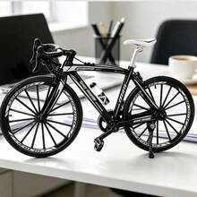 1:10 Scale Metal Bicycle Model, Bicycle Ornament Decoration, Suitable For Bedroom, Living Room, Hallway Desktop Display, Easter, Christmas Gift - Multicolor - View 18