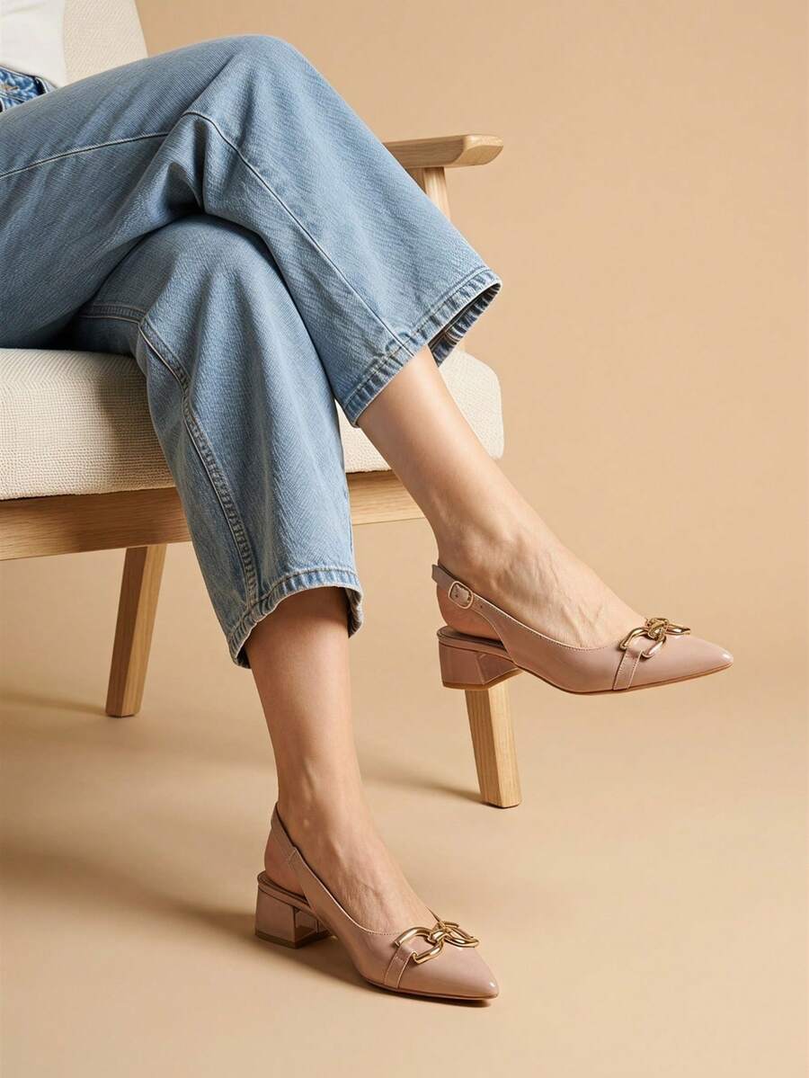 Women Pumps - Gold - View 1