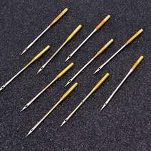 10/50支/組 縫紉針 HAX1 705H 9#、11#、14#、16#、18# 家用縫紉機針配件，適用於 Brother、Janome、Juki - 彩色 - 查看 10