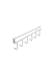 1pc Hat Rack, Belt Rack, Wardrobe Organizer Rack With 6 Hat Hooks, Easy Installation No Drilling Required, Suitable For Storing Towels, Hats, Bags, Scarves And Other Home Accessories, Bedroom Supplies Christmas Gifts - Multicolor - View 13