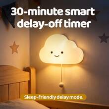 [Cloud Wall Lamp] Rechargeable Cloud Wall Lamp, 1pc LED Desk Lamp, Eye ...