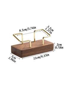 1Pc Personalized Custom Business Card Holder, Front Desk Business Card Display Stand, Creative Desktop Card Holder Storage Box - Multicolor - View 5