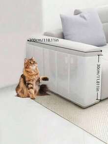 Anti-Cat Scratch Furniture Protector Large Sofa Protector Single-Sided Sticky Sofa Protector Transparent Sofa Corner Protective Tape Suitable For Furniture, Sofas, Doors, Walls - 45 X 500 - View 6