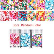 EDCUEBE7 3/12pcs Slime Mixed Soft Clay Sheet Decorative Accessories, Slime Additives, Sugar Shavings Imitation (Inedible), Suitable For Hair Clips, Phone Cases, Nail Art Diy Material Packs, Handcrafted Gifts - Multicolor - View 7