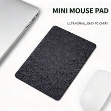 Mini Auspicious Cloud Pattern Office Mouse Pad Business Travel Laptop Mousepad Small Stitched Edge Mat Computer Game Table Mats Rubber Waterproof Anti-Slip Gaming Esports User Keyboard Mousepad - View 1
