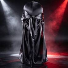 ZTZI Lky Satin Durag For Men, Extra Long Tail Wide Strap Doo Rag, Soft Smooth Head Wrap, Wave Cap For 360 Waves, Hip Hop Hair Accessory - IK4801 - View 25