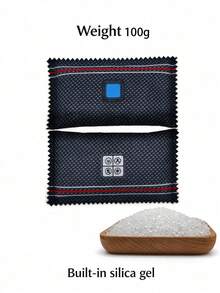 3/1 Bag 100g Reusable Desiccant Pack - Color-Changing Moisture Absorber (Suitable For Closets, Cars And Various Storage Spaces) - Multicolor - View 6