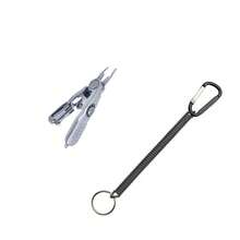 1pc Fishing Pliers, Micro Fishing Pliers With Anti-Loss Lanyard, Fly Fishing Multi-Function Fishing Scissors, Anti-Loss Rope, Stainless Steel Micro Mini Portable Open Ring Pliers - Micro-tweezers - View 10