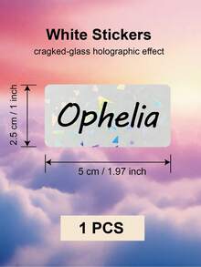 1*3cm Name Stickers | Customized Text Stickers | Waterproof Name Labels | Waterproof Labels | Name Stickers | Water Bottle Labels | Name Labels | Waterproof Vinyl Stickers, Suitable For Autumn Holidays, Halloween, Thanksgiving, Christmas - Rectangular - View 32