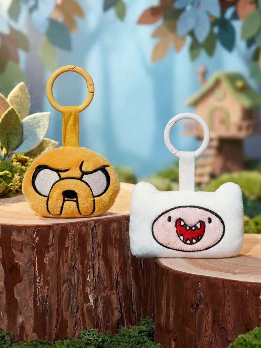 ADVENTURE TIME X Joivida 1pc Cartoon Pendant, Perfect For Bags And Keys - Multicolor - View 1