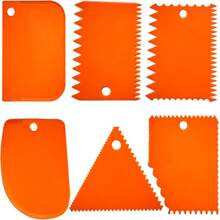 Clay Texture Scraper, Professional Clay Shaping Tool. Plastic 6-Piece Set In 6 Colors. Suitable For Clay Shaping, Clay Texture Smoothing, Plaster Mold Refinement, DIY Handicraft Production And Artistic Creation. - Multicolor - View 11