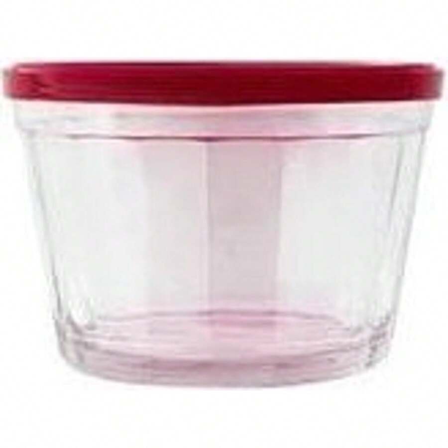 Tigela Bowl Com Tamp Vidro 350ML Nadi - Visão 1