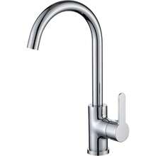 Kitchen Sink Mixer Taps Swivel Spout Single Lever Tap Mono  Faucet Modern - Silver - View 1