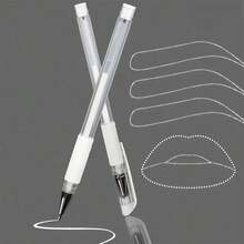 18pcs/26pcs Set Eyebrow Tattoo Pen With Refill Ink, Skin Marker Pen With Ruler, Permanent Makeup Tools - Multicolor - View 6