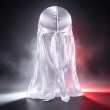 ZTZI Lky Satin Durag For Men, Extra Long Tail Wide Strap Doo Rag, Soft Smooth Head Wrap, Wave Cap For 360 Waves, Hip Hop Hair Accessory - IK4801 - View 15