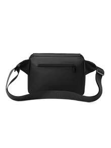 New Solid Color Nylon Material Flap Motorcycle Bag Men's Business Casual Crossbody Bag - Multicolor - View 5