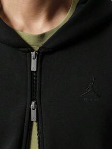 Jordan Men's AS M J BRK OVZ FLC FZ BB Knit Sweatshirt Sweatshirt IM8932-010 - Black - View 4