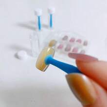 Silicone Suction Stick, Contact Lens Applicator, Portable Nail Suction Cup, Strong Adhesion Nail Chip Holder, No Glue Needed, Easy To Grip, Durable DIY Nail Tool - Multicolor - View 4