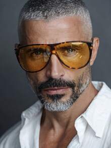 1 Pair Men's Large Frame American Vintage Modern Driving Outdoor Travel Relaxed Casual Glasses - Multicolor - View 1