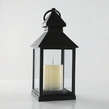 Retro Lantern Decor, LED Flickering Flameless Candle Battery Powered LED Hanging Lamp, Suitable For Indoor Outdoor Garden Patio Home Decor - Hand-held Candle Lantern - View 17