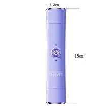 Máy cạo râu điện 2 trong 1 cho nữ - Tỉa bikini đầu kép, dùng ướt và khô, máy nhổ lông sạc không dây, phù hợp cho bikini, lông mày, nách và mặt - Phong cách nhà - Xem 4