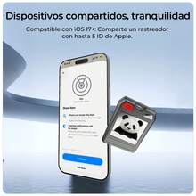 INSE Black Smart Tracker With E-Ink Display, Compatible With IOS And Android, Anti-Lost - Black - View 10