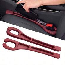 2pcs/1set Car Seat Gap Filler Storage Box, Black Universal Seat Gap Plug Blocker, Multi-Functional Seat Side Gap Filler With Storage Slot, Anti-Drop Center Console Storage Slot, Phone & Key Storage, Suitable For Car, Truck, SUV Car Accessories - Multicolor - View 13