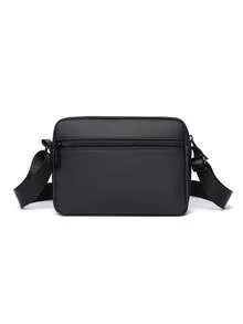 New Solid Color Men's Business Casual Camera Bag Small Square Bag Fashion Crossbody Bag One Shoulder Bag Phone Bag - Multicolor - View 5
