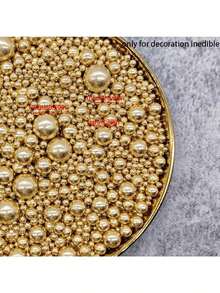 85g Cake DIY Decoration Mixed Size Colorful Beads Ice Cream Pearl Beans, For Decoration Only, Non-Edible - Multicolor - View 3