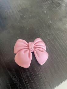 Cute Pink Bow Hair Clip, Sweet Side Hair Accessory, Easy To Style, Versatile For Daily Wear, Women's Hair Accessory - Multicolor - View 6