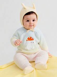 Balabala Baby Romper Newborn Infant Clothing Autumn Winter New Sweat Absorbent Crawler Fashion Cute - Purple - View 1