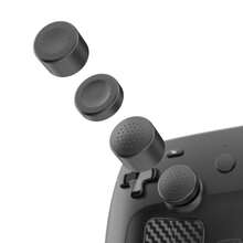 Silicone Anti-Slip Sweat Resistant Thumb Grips Kit For Valve Steam Controller 2026 / Steam Controller 2, Carbon Fiber Touchpad Stickers, 1.5mm & 2mm Back Button Silicone Pads, Ergonomic Texture Grip, Game Controller Gaming Accessories - View 8