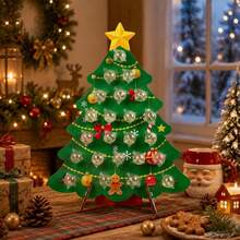 Christmas Shaped Wooden Lollipop Display Stand, Christmas Party Dessert Table Atmosphere Decor Candy Display Wooden Rack - Multicolor - View 4