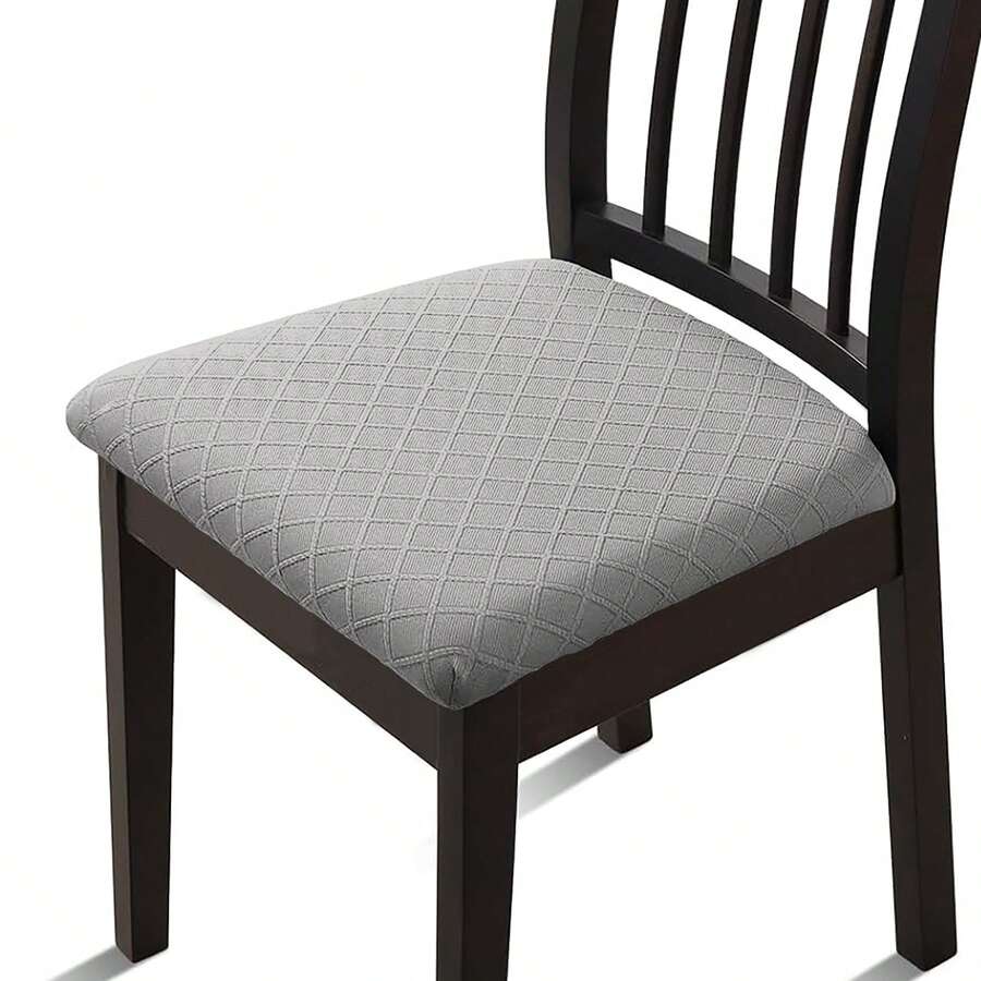 1/4/6pcs Jacquard Chair Cushion, Removable And Washable, A Cushioned Chair Seat Cover Suitable For Kitchens And Offices.