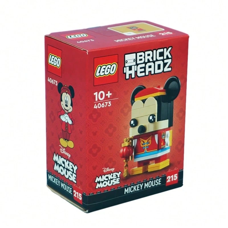 LEGO Building Blocks 40673 Mickey Mouse Chinese Style BrickHeadz Building Blocks - Clear - View 1