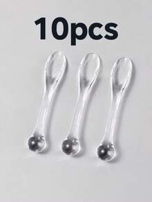 10pcs/8pcs/4pcs/2pcs Makeup Spatula Cream Mask Mixing Spoon DIY Beauty Tool Absorption Roller Facial Makeup Applicator - Clear - View 15