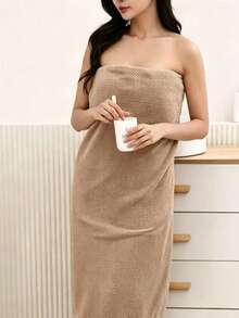 Adult Large Bath Towel, Coffee Color, 1pc - Brown - View 5