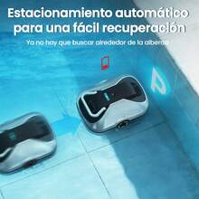 INSE C1 Cordless Automatic Robotic Pool Cleaner, Pool Floor Vacuum - Silver - View 6