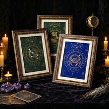 1 Buah Bingkai Foto Kristal Zodiak Alami, Bingkai Foto Batu Permata Energi Penyembuhan, Ornamen Meja Batu Reiki, Dekorasi Meja Rumah & Spiritual - Bingkai Foto Dua Belas Zodiak - View 12