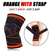 ZKBBO 1pc Adjustable Knee Support, Compression Knee Sleeve With Straps, Sports Support Knee Brace, Unisex, Suitable For Running, Cycling, Fitness And Sports - Multicolor - View 22