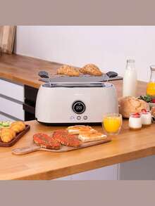 Cecotec ClassicToast 15000 Tostadora Digital 1500 W Beige Ranuras Extraanchas Función Recalentar Descongelar - Veel kleurig - Bekijken 3