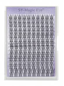 DIY Individual Lashes,16 Rows, Golden / Pink / Silver Glitter Mixed False Eyelashes, Individual Eyelashes, False Eyelashes, Natural Soft High Quality, Suitable For Professional Eyelash Salons, Halloween, Christmas, DIY Eye Makeup - View 18