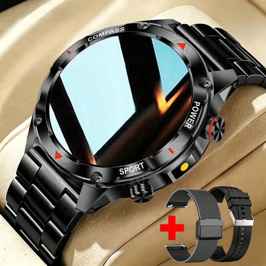Unisex Smart Watch With Functions Of Call Dial, Pedometer, Alarm Clock, Multi-Sports Modes, Music Remote Control, Stopwatch, Alarm Clock, Weather - Smart Bracelet