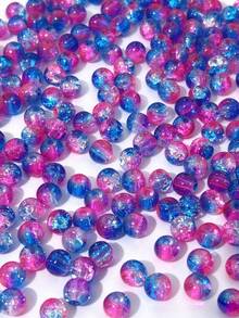 100pcs 6mm Glass Beads Suitable For DIY Crafting' - Multicolor - View 6