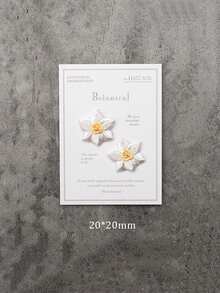 1pc Embroidered Floral Fabric Patch, Iron-On Applique, Fashion Creative DIY Decoration, Summer, School - As Photo - View 16